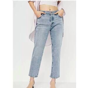 NEW FIDELITY jimi high rise boyfriend jeans in breaker